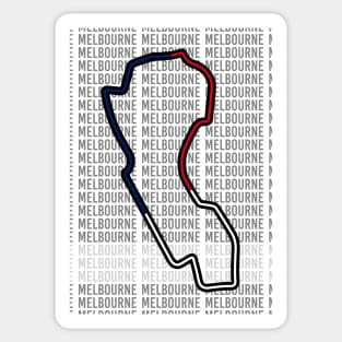 Melbourne - F1 Track Sticker